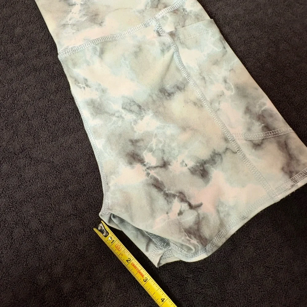 2 pair Women’s Evolution & Creation Tie-Dye Bike Shorts Size L